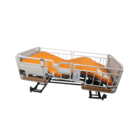 เตียงผู้ป่วยไฟฟ้า PARAMOUNT BED รุ่น Rakusho Z สีเรซิ่น พร้อมที่นอน รุ่น Stretch Fit_4